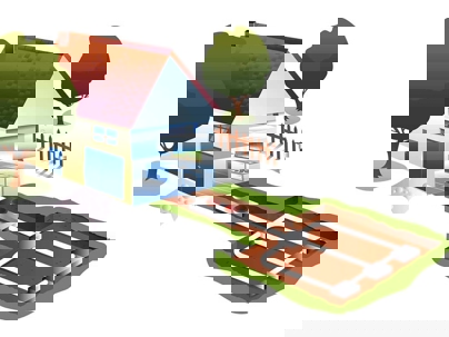 A cutaway illustration shows a home and a geothermal heating system below.